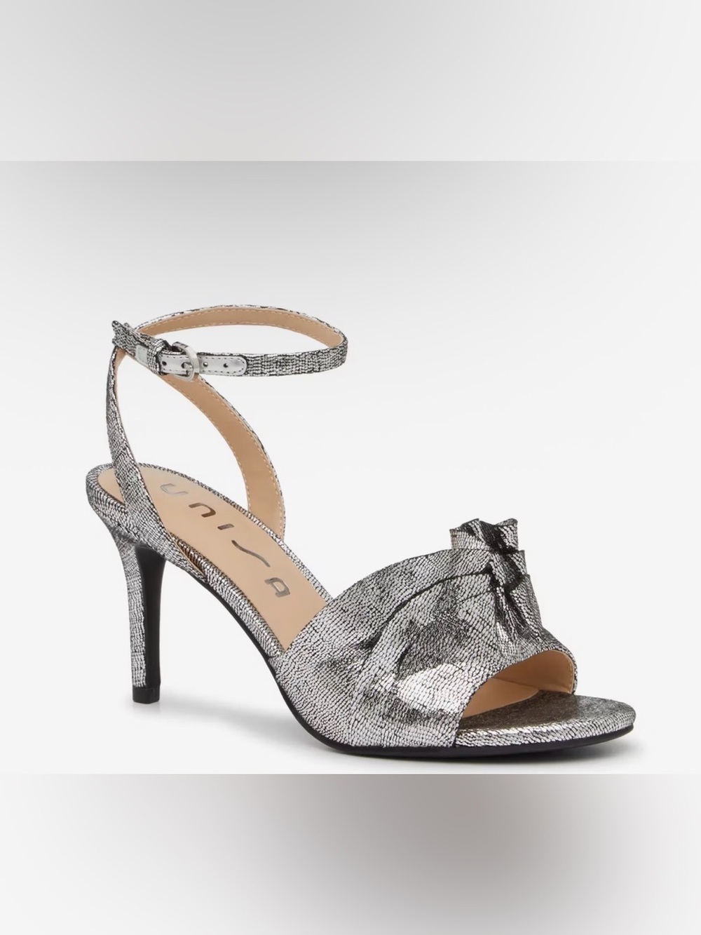 Unisa Fortesa Silver Metallic Sandal size 7.5